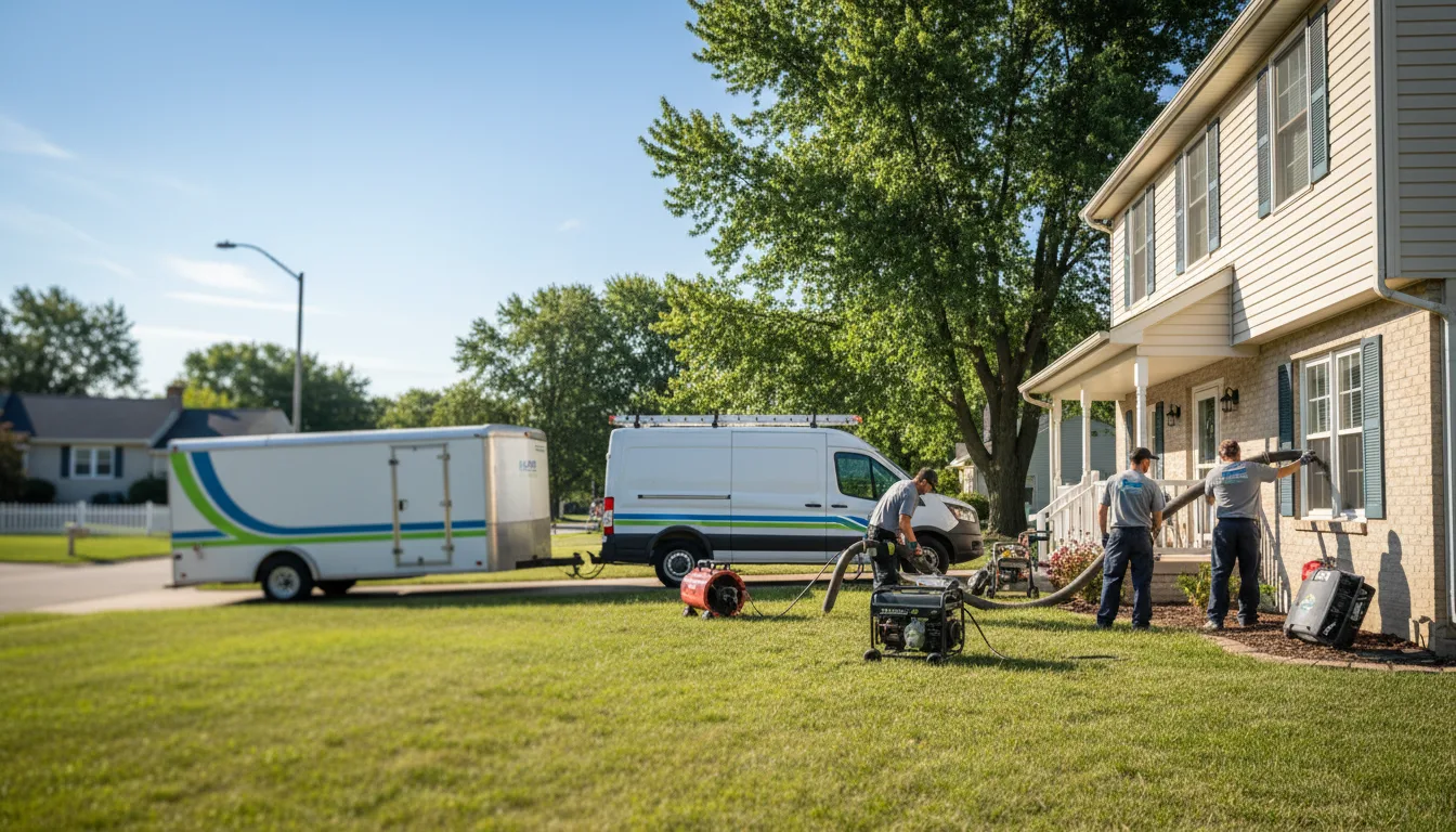 Flooded Basement Restoration And Cleanup With Repair in Van Orin, IL near me